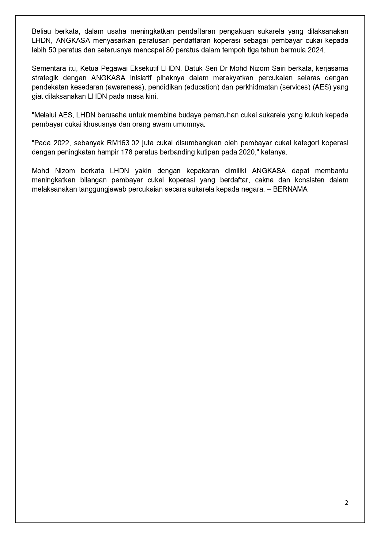 Latest News KOPERASI SAHABAT FULDA MALAYSIA BERHAD