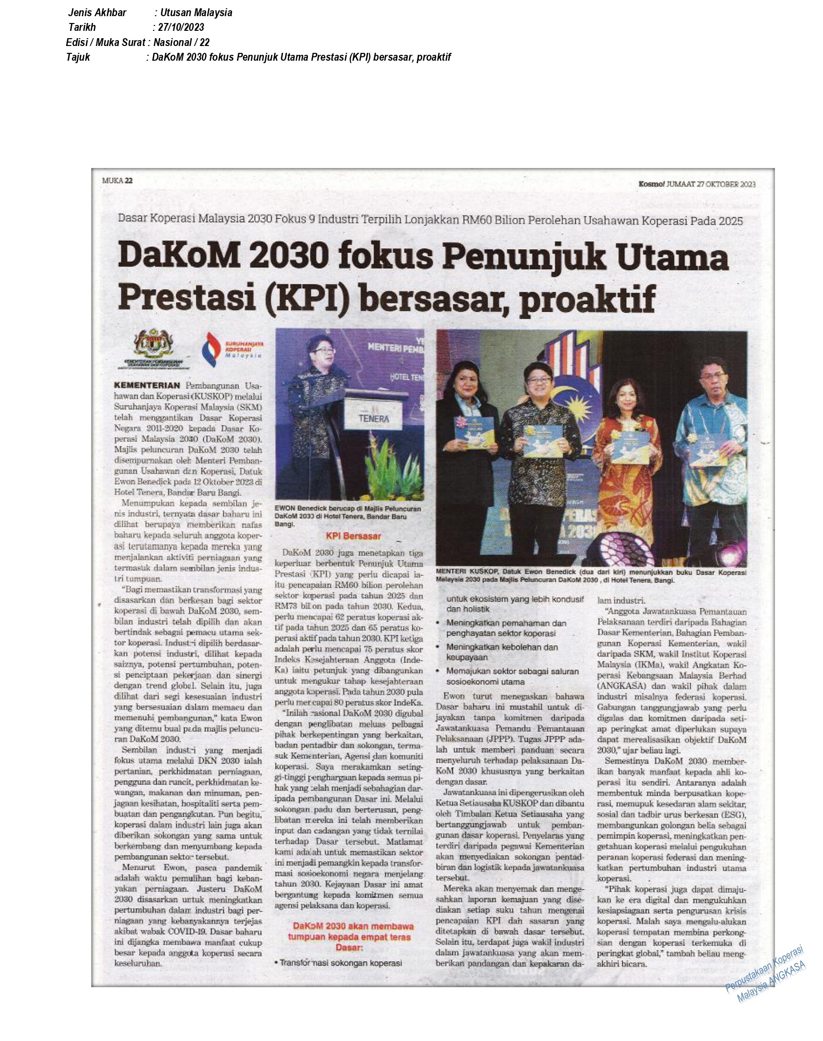 Latest News KOPERASI SAHABAT FULDA MALAYSIA BERHAD