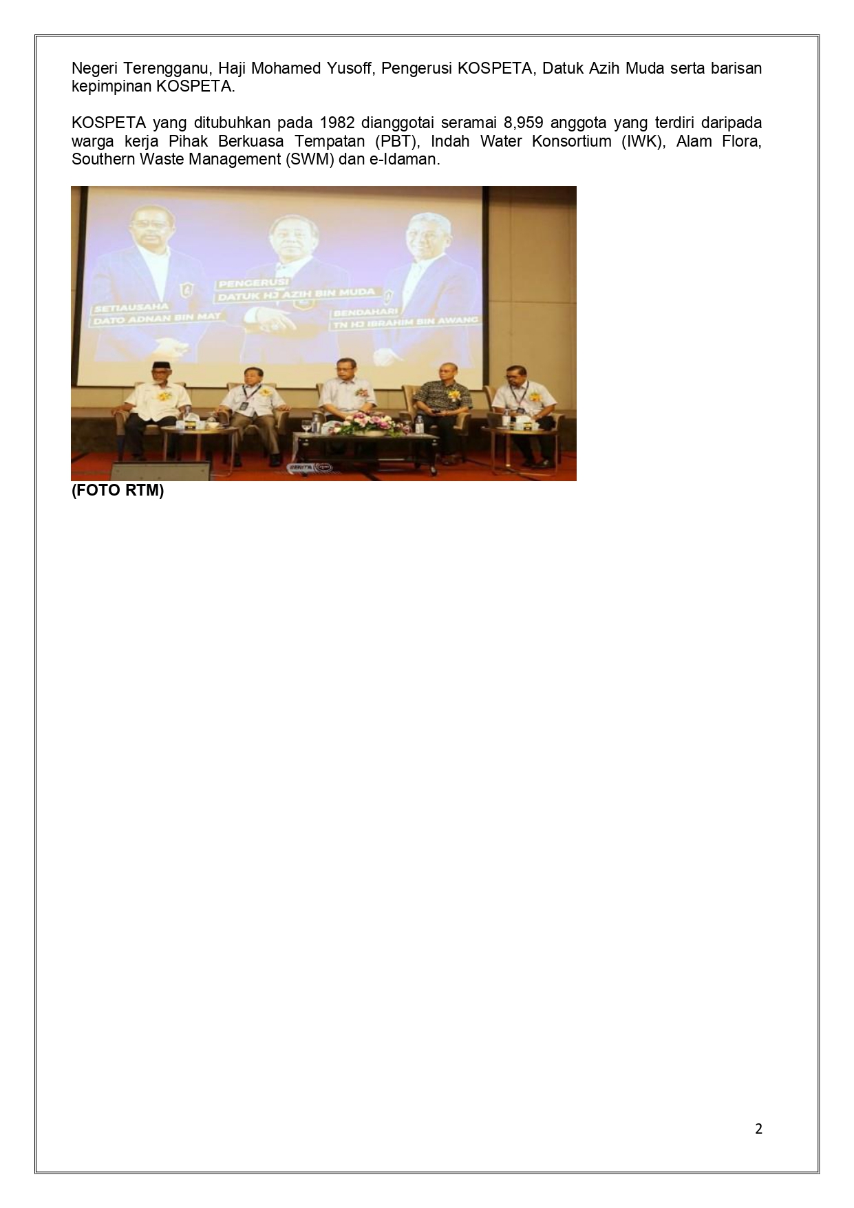 Latest News KOPERASI SAHABAT FULDA MALAYSIA BERHAD